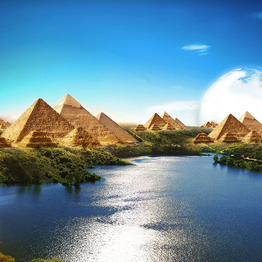 Paraíso Egípcio Papel de parede de celular HD