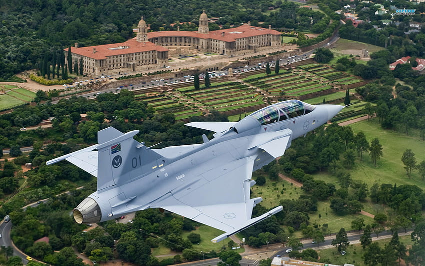 Saab Gryphon, Jet, Saab Gripen, Düsenjäger, schwedische Luftwaffe, südafrikanische Luftwaffe HD-Hintergrundbild