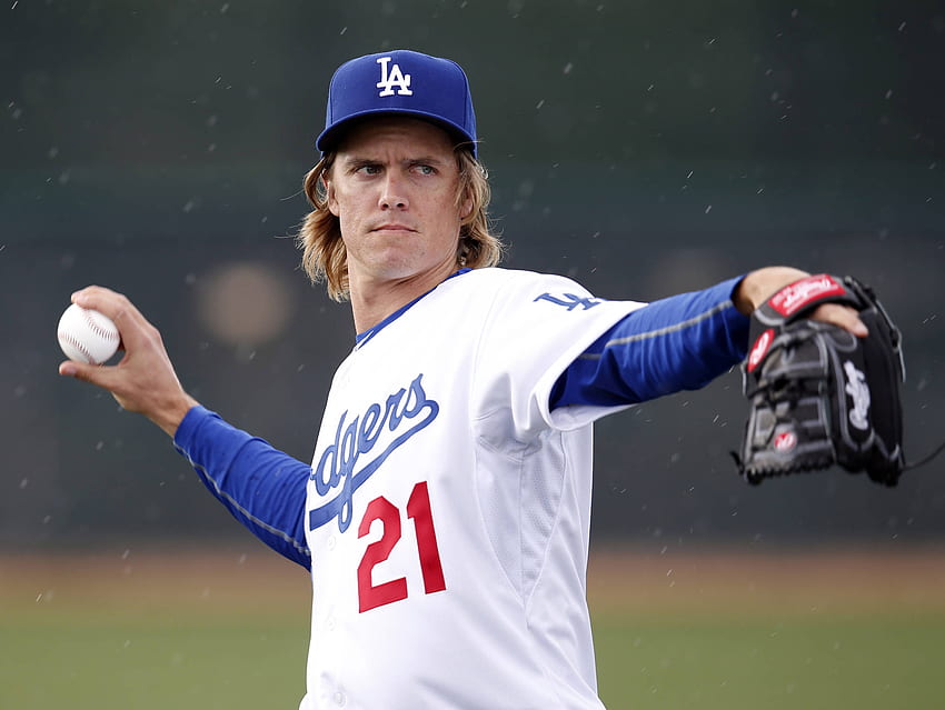 Zack Greinke, Baseballspieler, Los Angeles Dodgers , Sport , , und Hintergrund, Dodgers-Spieler HD-Hintergrundbild