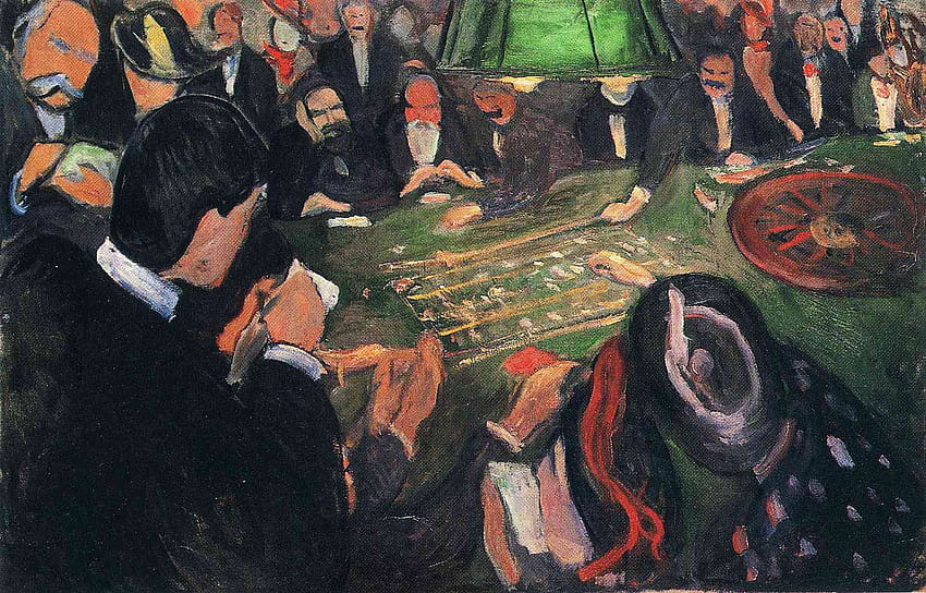 Gambling Table - Edvard Munch, Munch Scream HD wallpaper