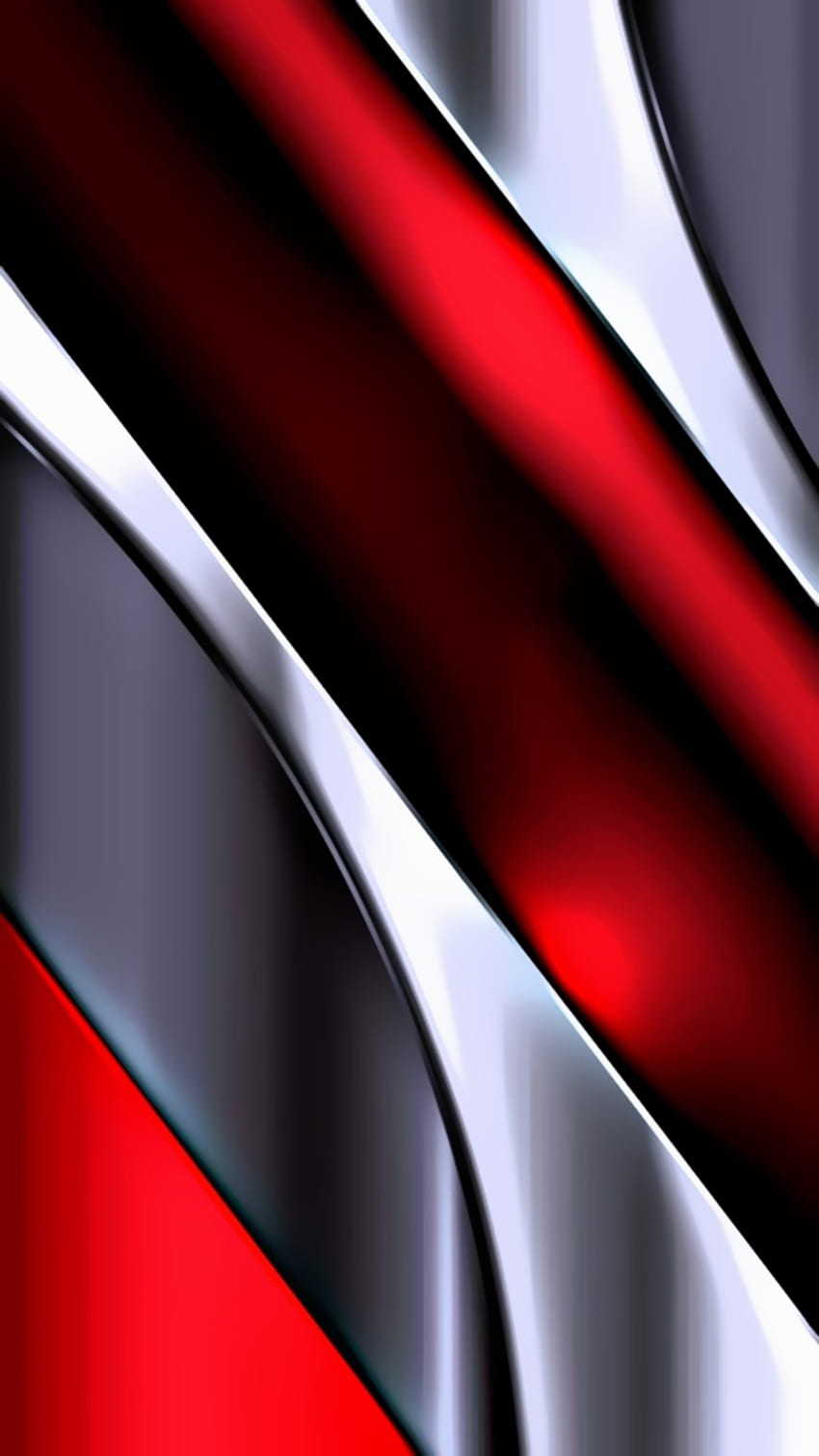 Red silver black new, digital, tech, amoled, material, neon, design, pattern, shiny, abstract HD phone wallpaper