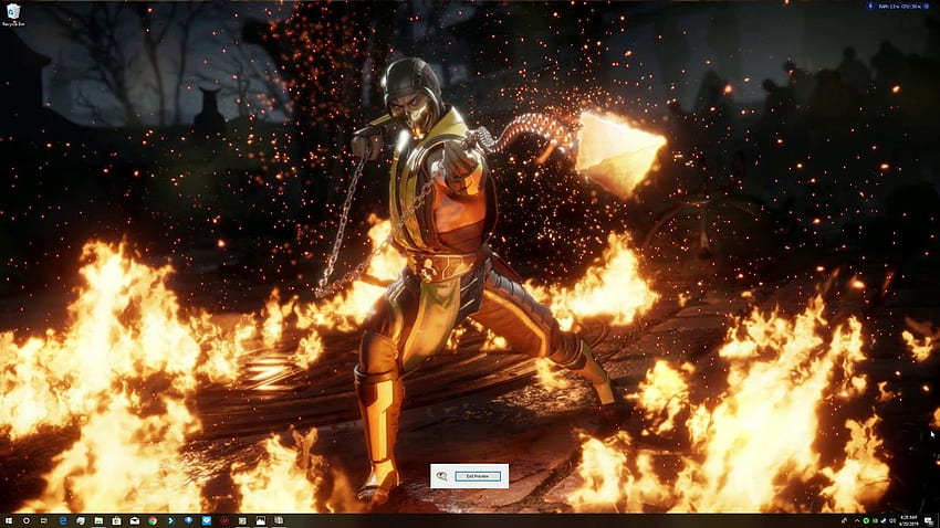 Live Master: Mortal Kombat Scorpion and Raiden, Cool Scorpion HD wallpaper
