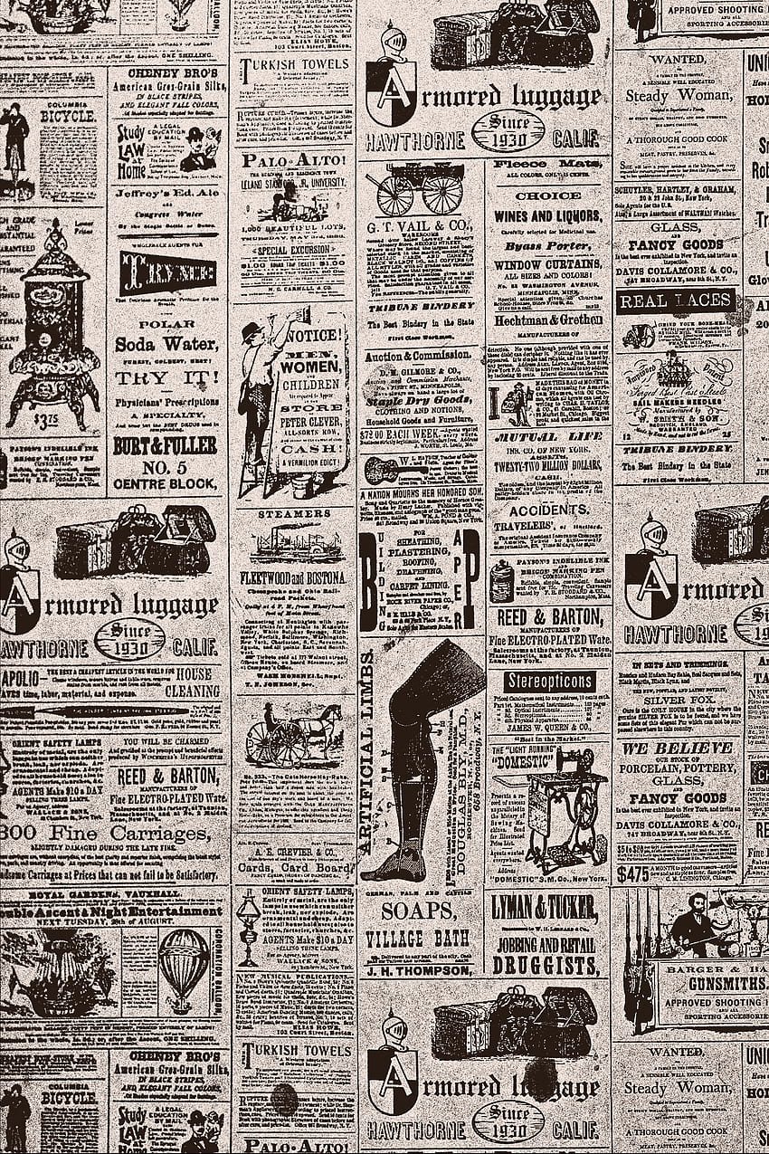 Old Newspaper HD phone wallpaper
