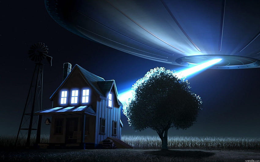 UFO 3D Animated Moving Background. Moving , Steampunk Moving and Moving Naruto, Cute Light Alien HD wallpaper