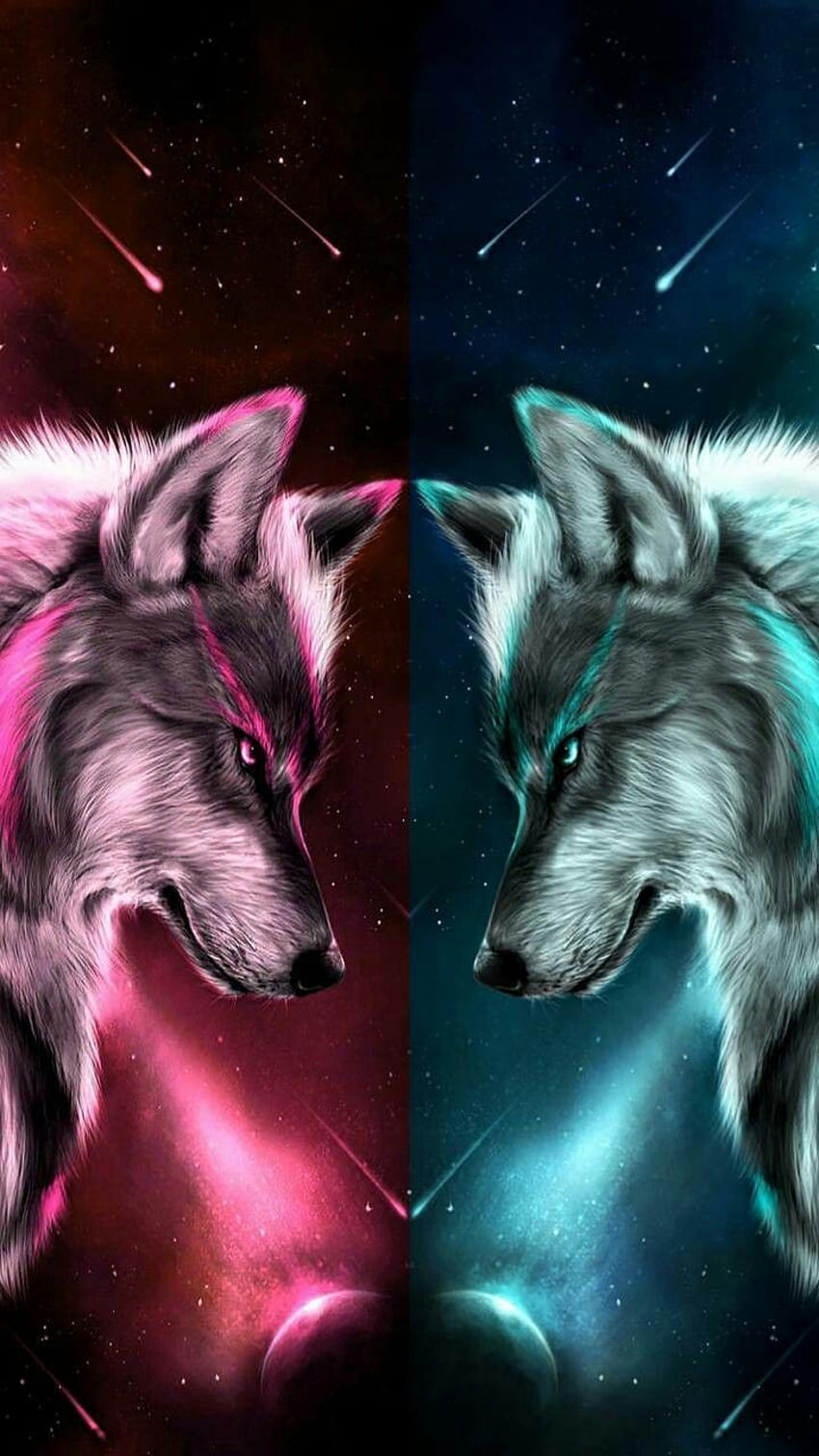 Fire Wolf, Fire Wolves HD phone wallpaper