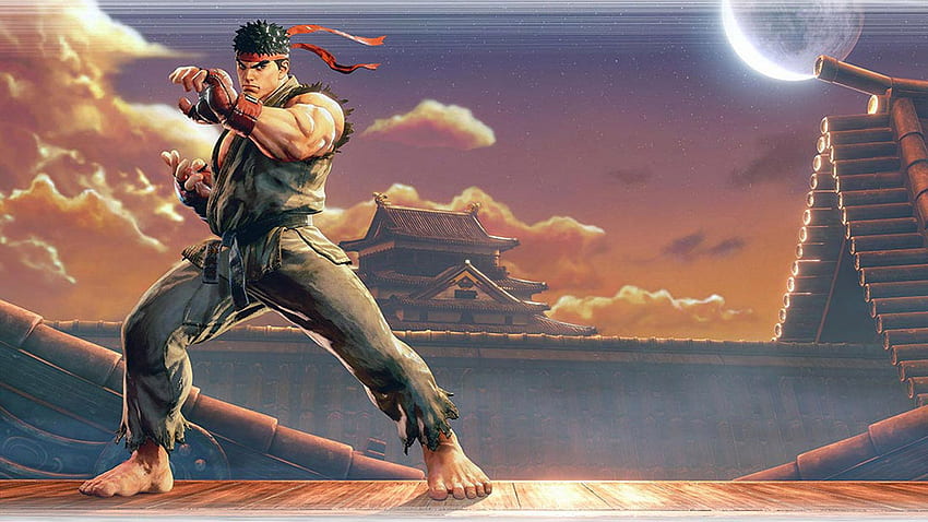 Street Fighter V in Ryu Street Fighter 2 HD-Hintergrundbild