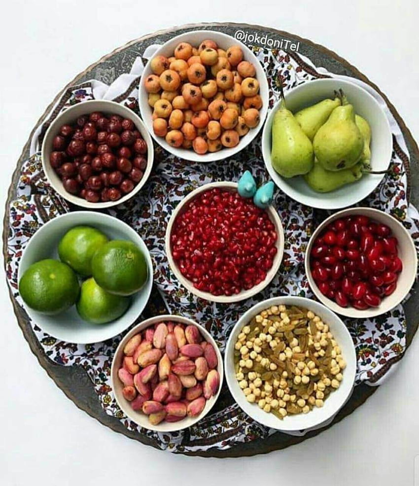 Bandeja de deliciosas frutas frescas. Irán. Comida, comida iraní, comestible, comida persa fondo de pantalla del teléfono