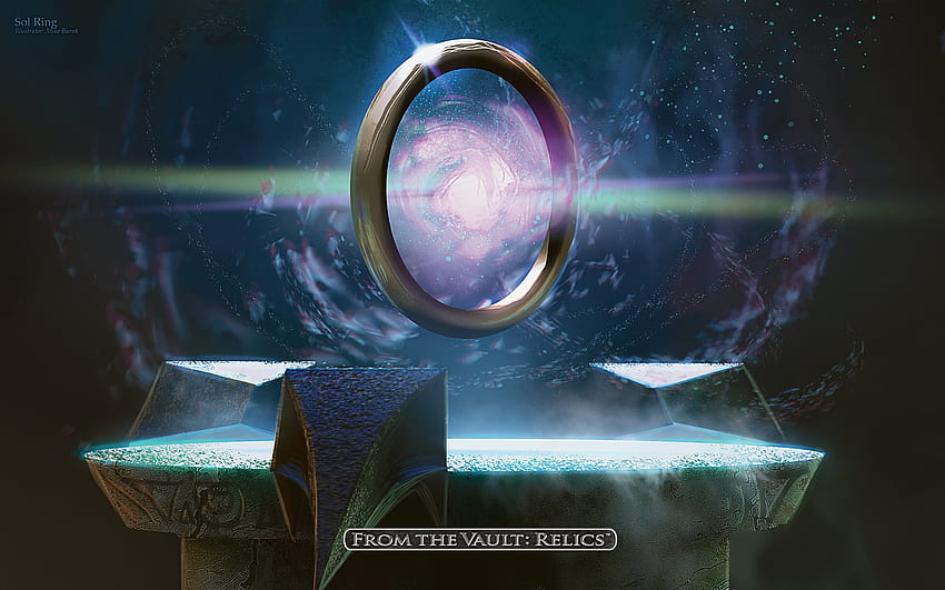 of the Week: Sol Ring. MAGIC: THE GATHERING, Blue Ring HD wallpaper