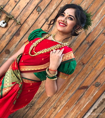 Jannat Zubair Saree in Georgette Indian Ethnic Wear in USA, UK, Malaysia,  South Africa, Dubai, Singapore