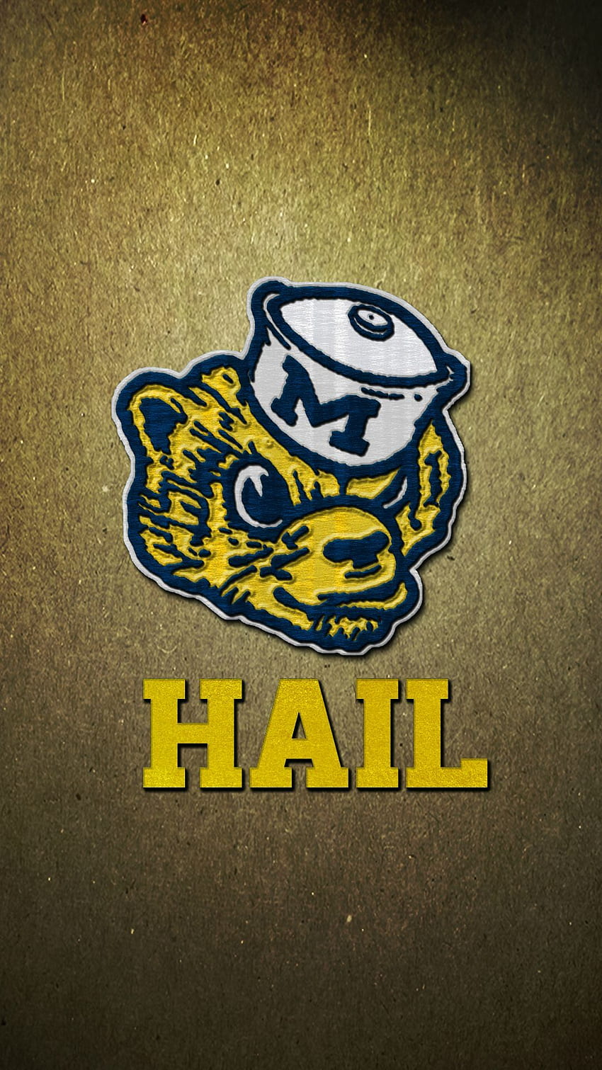 Temporada - Programação do logotipo vintage, basquete Michigan Wolverines Papel de parede de celular HD