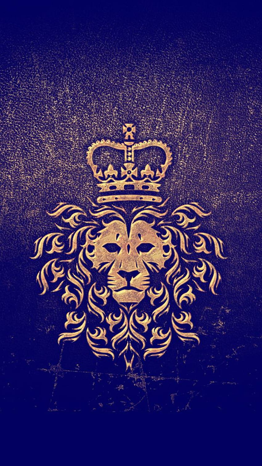 HD wallpaper lion crown art king of beasts  Wallpaper Flare