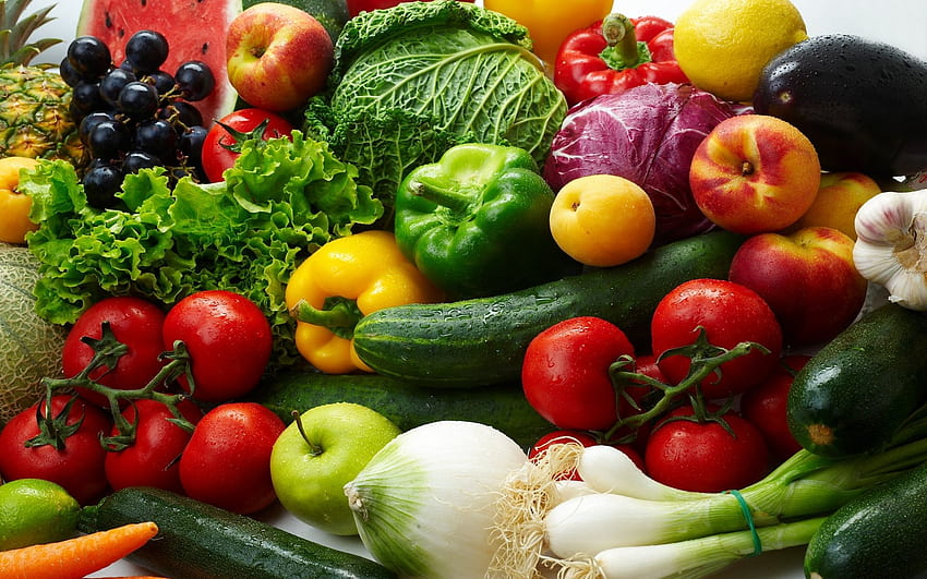 Fruits and vegetables ideas. fruits and vegetables, vegetables, fruit HD wallpaper
