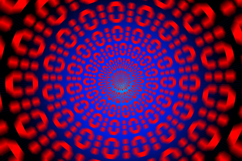 Astratto, illusione ottica, codice binario Sfondo HD