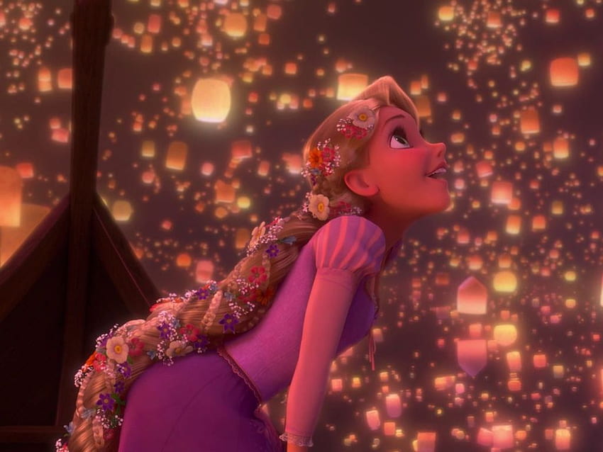 Wallpaper Rapunzel, water lilies, Rapunzel: a tangled tale images for  desktop, section фильмы - download