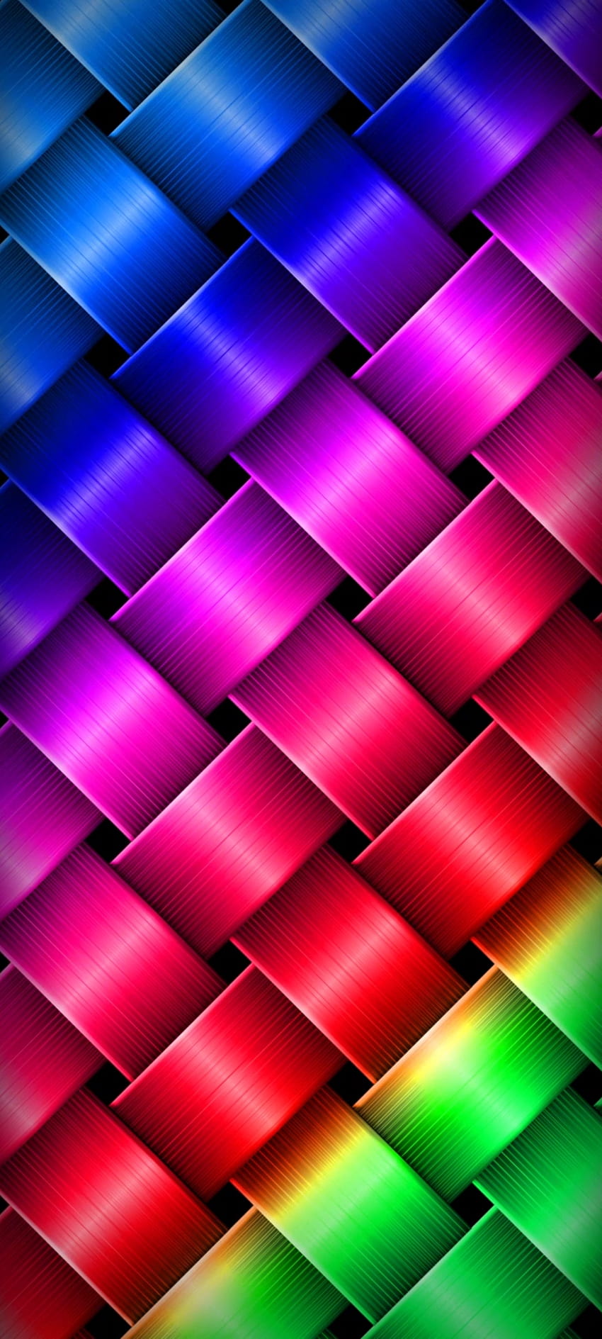 Rainbow Twist Pattern, aqua, magenta, Colorful, Premium HD phone wallpaper