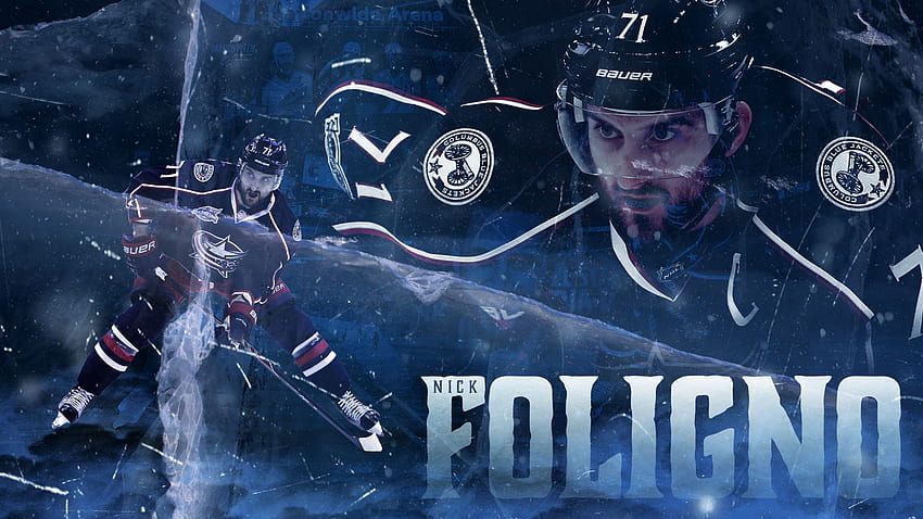 Nick Foligno: chaquetas azules, chaquetas azules de Colón fondo de ...