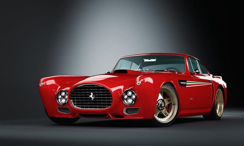 Ferrari F340, Auto, rot, schnell, Ferrari, sehr selten, Sportwagen HD-Hintergrundbild