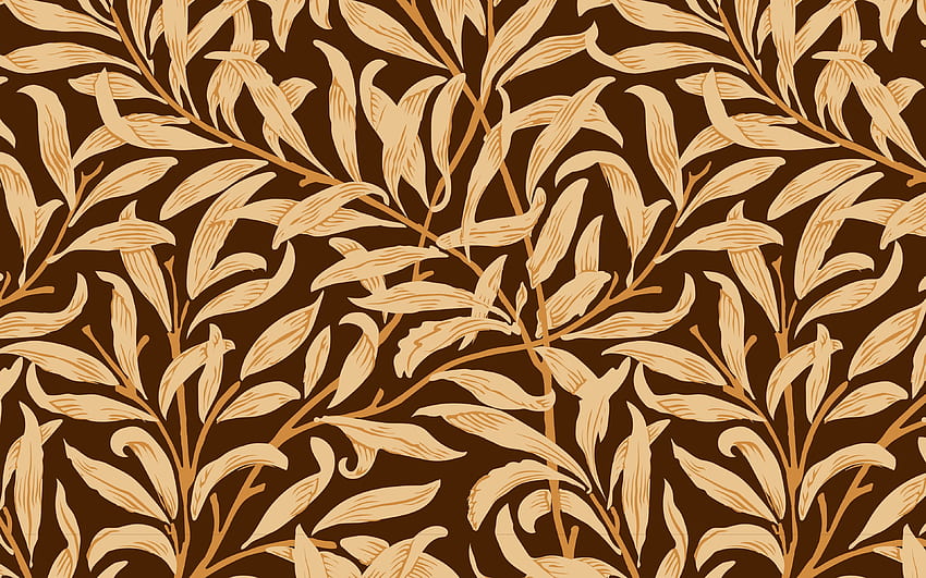 floral marrón, marrón, patrón floral vintage, vintage marrón, patrones florales, patrón de damasco marrón, retro marrón, patrón vintage floral, vintage para fondo de pantalla