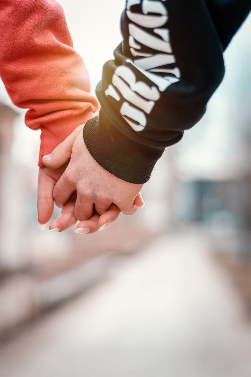 Love, Couple, Pair, Hands, Romance, Tenderness, Touching, Touch HD phone wallpaper
