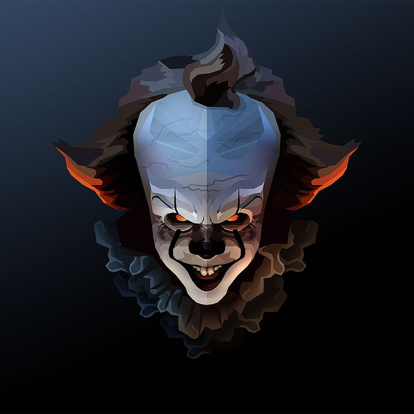 Pennywise The Clown Halloween Fanart iPad Air HD phone wallpaper