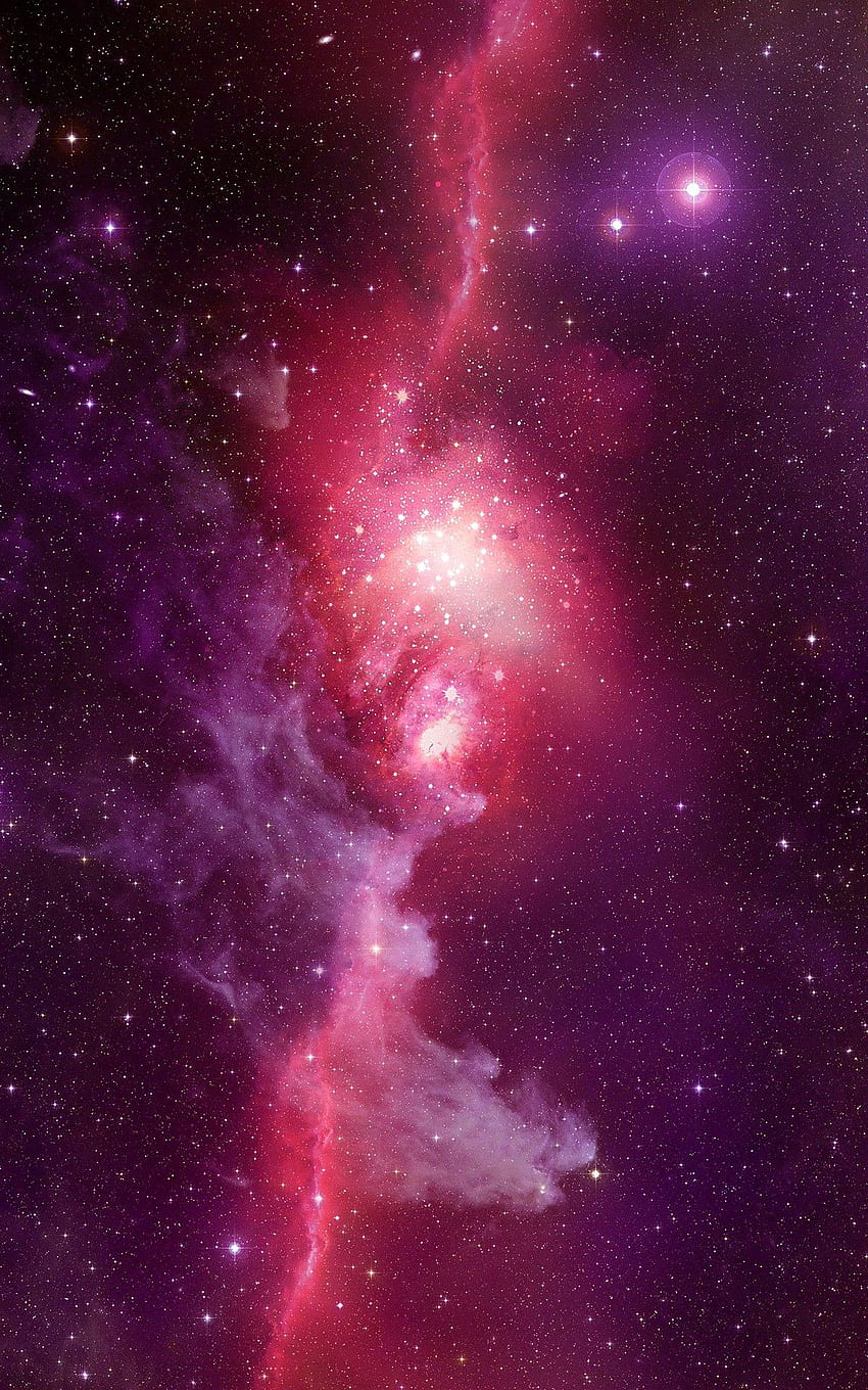 Pink Galaxy Background Awesome Purple Galaxy HD phone wallpaper