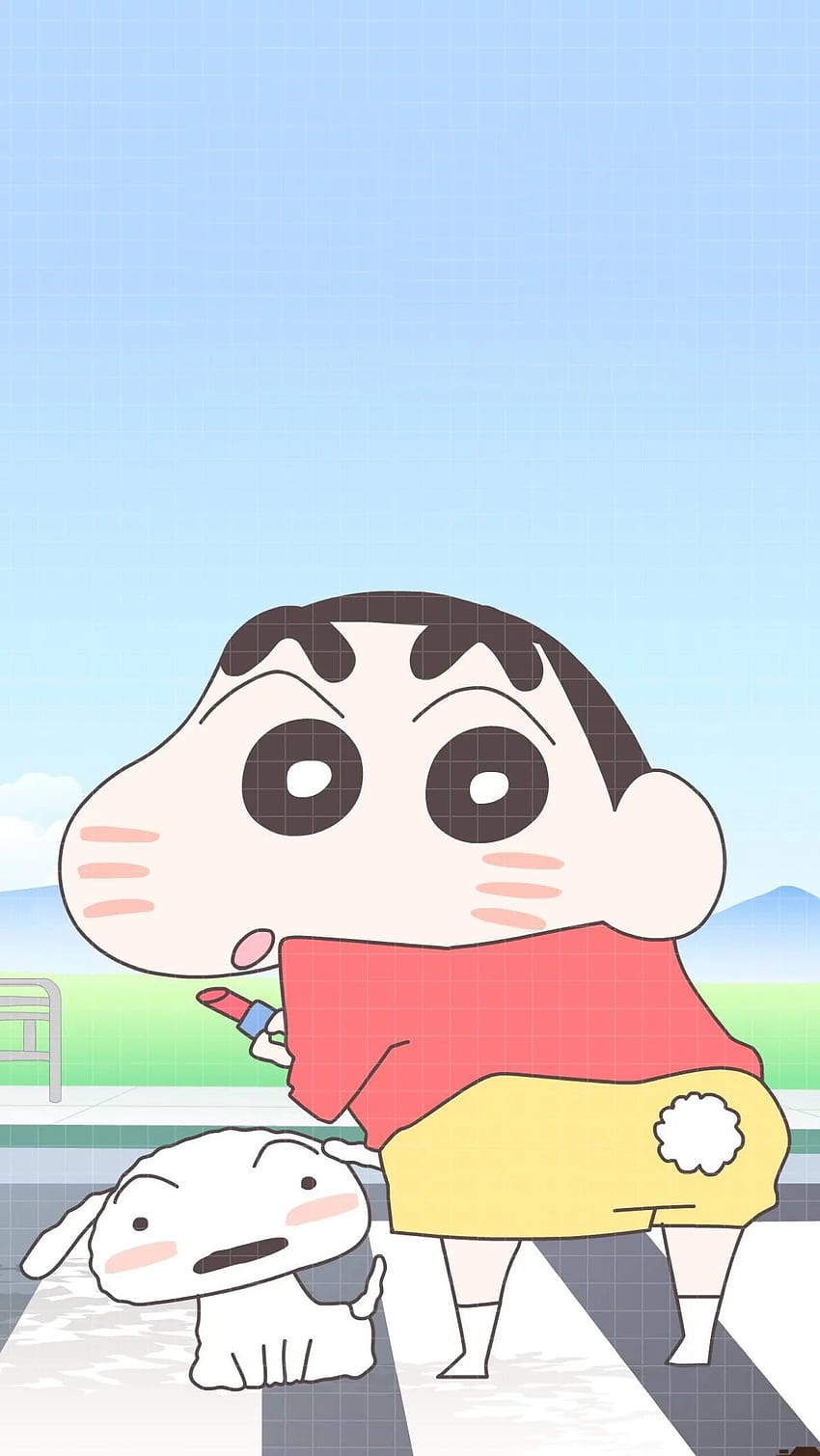 iPhone iPhone 7 triste de Shin Chan, Shinnosuke Nohara fondo de pantalla del teléfono