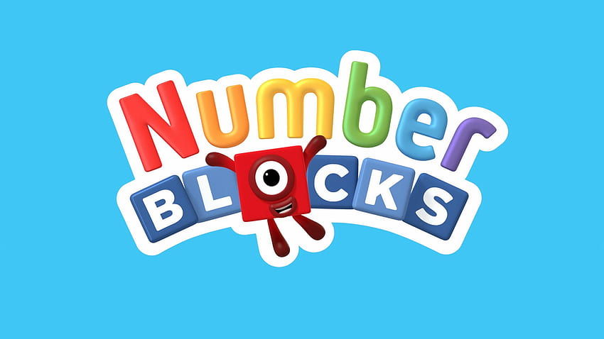 blocos numéricos papel de parede HD