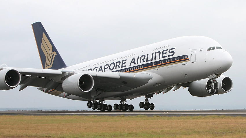 Singapore Airlines предупреждава за предстояща несигурност, A380 на Singapore Airlines HD тапет