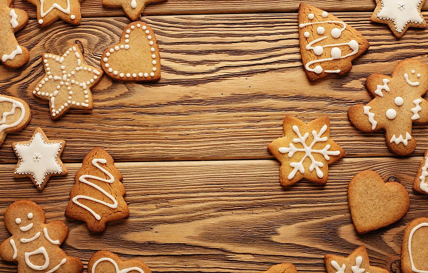 New Year, Cookies, Christmas, Christmas - Christmas Baking Background HD wallpaper