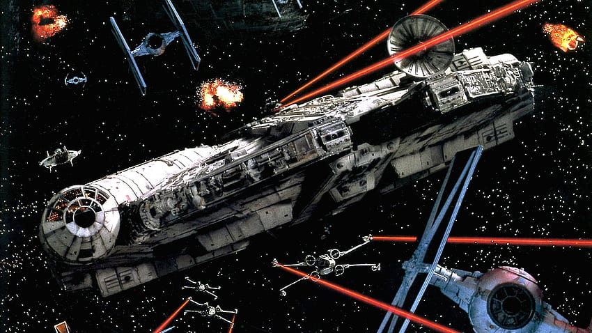 Star Wars Space Battle iPhone, Schlacht von Endor HD-Hintergrundbild