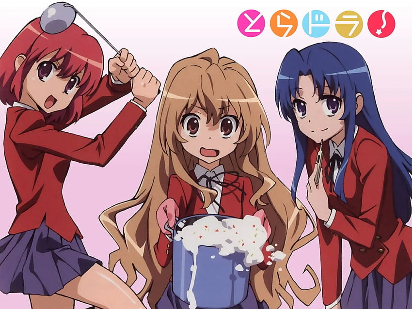 Wallpaper toradora!, anime, characters desktop wallpaper, hd image,  picture, background, ca76b2