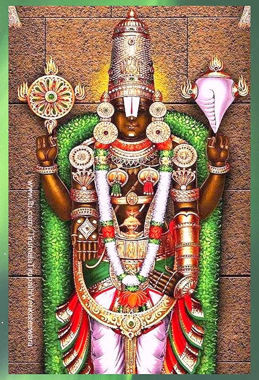 Venkateswara Swamy - Tirupati Balaji And Lakshmi HD phone wallpaper | Pxfuel