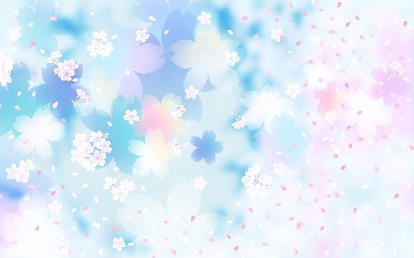 Jolie fleur de cerisier, fleur de cerisier pastel Fond d'écran HD