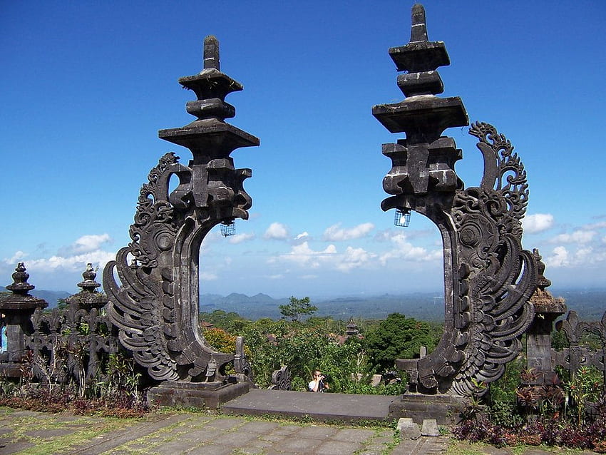 Tempio di Besakih; il più grande tempio indù di Bali - Gili Island Fastboats Sfondo HD