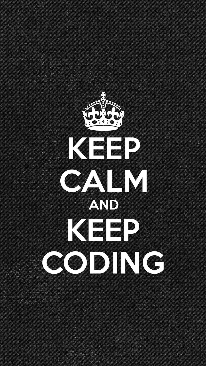 bie: “Mantenha a calma e mantenha a codificação” – Mad Coder's Blog Papel de parede de celular HD