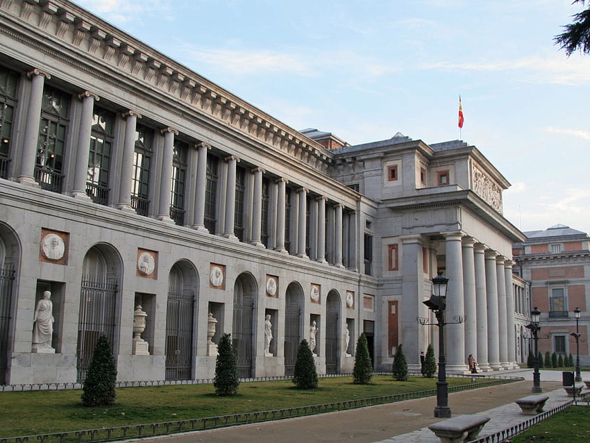 Das Prado-Museum in Madrid HD-Hintergrundbild