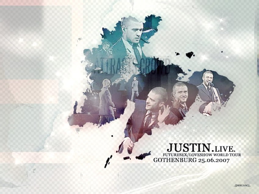 Justin Timberlake, concert, singer HD wallpaper