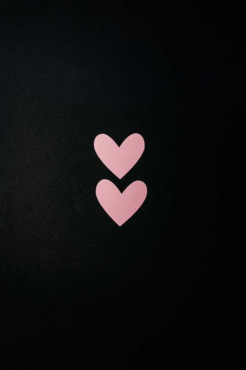 30,Pink Heart , Cute Pink Neon Hearts HD phone wallpaper