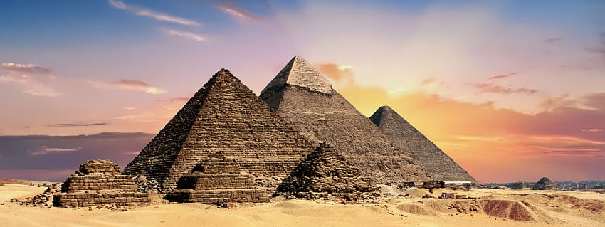 / pirámides egipto banner encabezado egipcio antiguo, Historia de Egipto fondo de pantalla