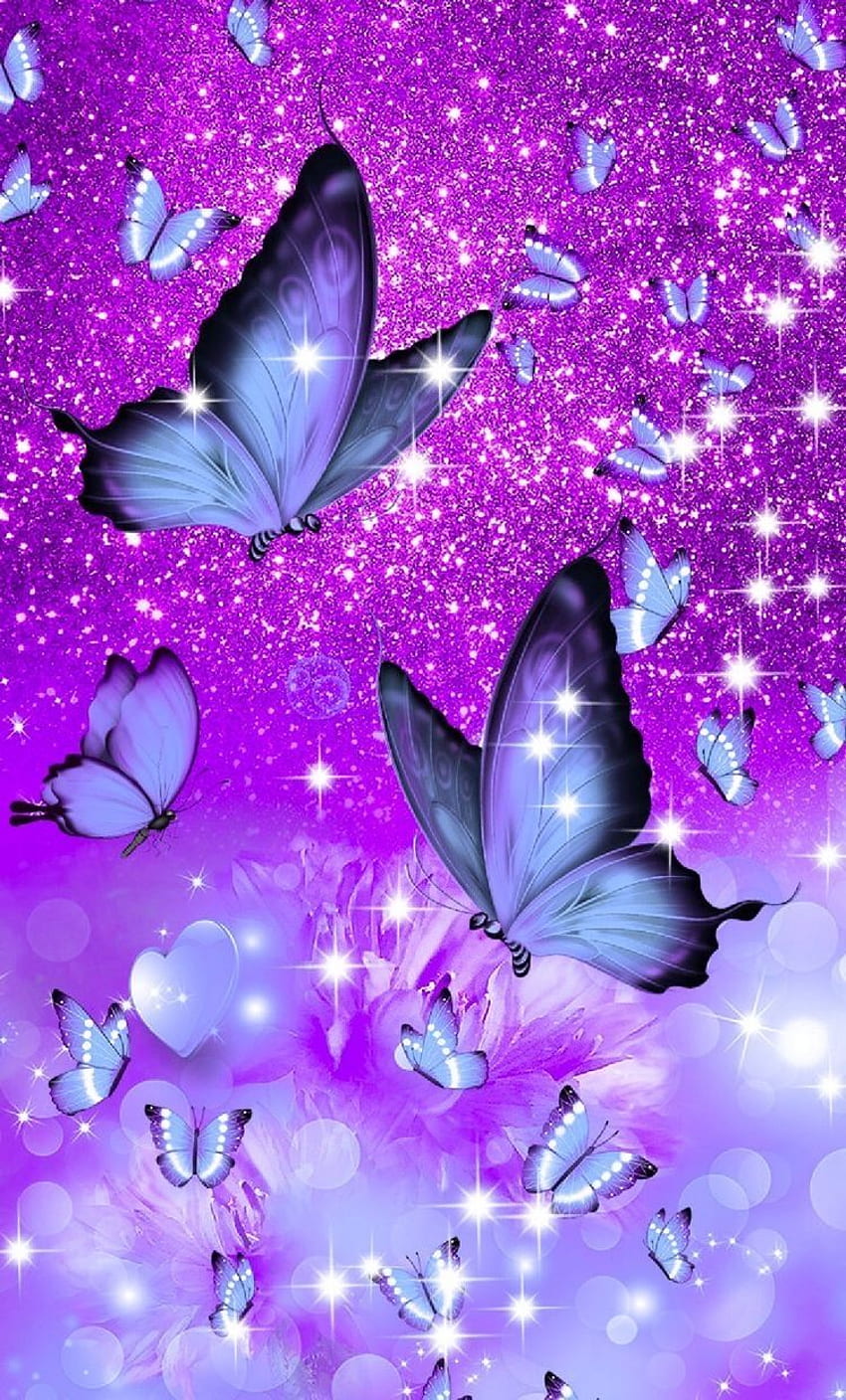 Shared by ♔ⓜⓟⓘⓝⓚ♔. Find and videos about cute, girly and . Butterfly background, Purple butterfly , Butterfly iphone HD phone wallpaper