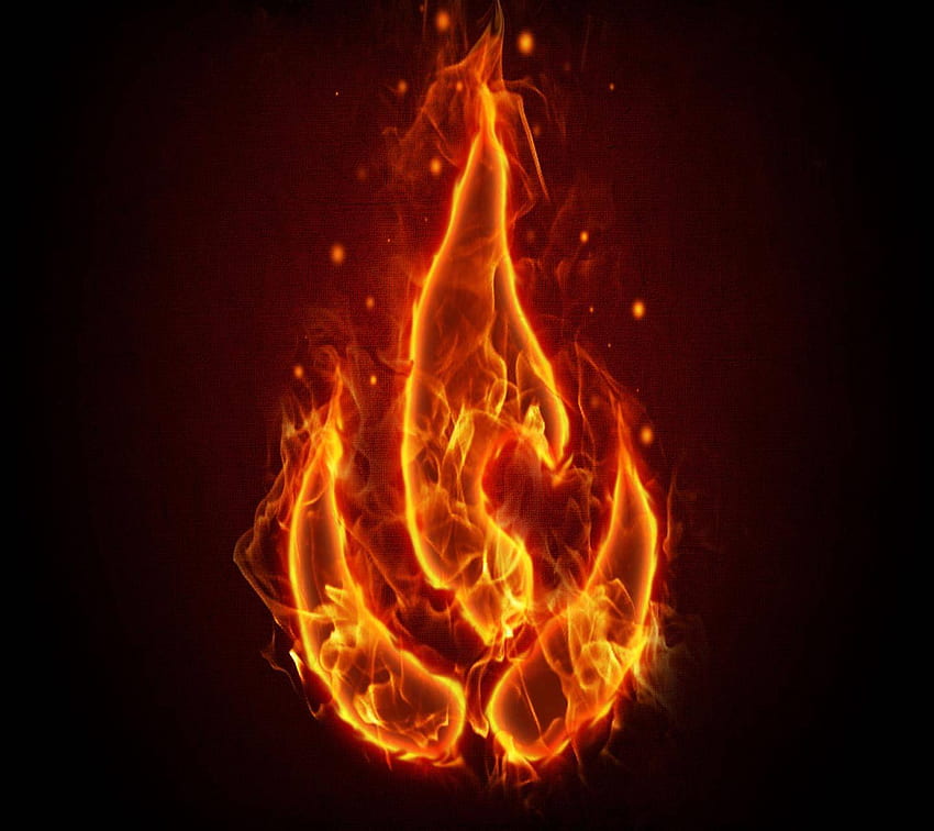 Feuerelement, kühles Element HD-Hintergrundbild