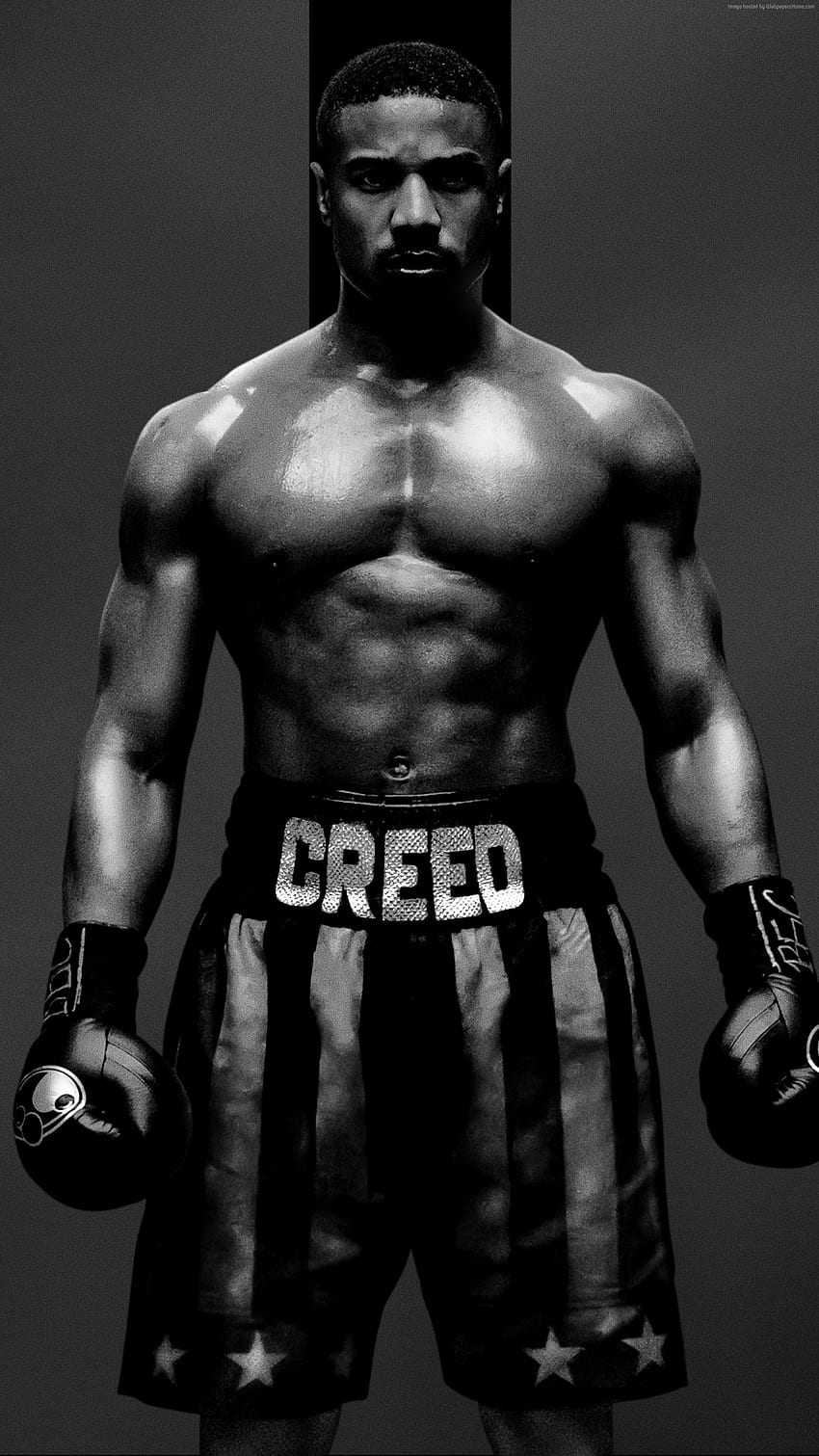 Creed 2 7K, Адонис Джонсън, плакат. Крийд филм, Крийд бокс, Адонис Джонсън, Майк Тайсън HD тапет за телефон