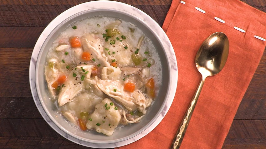 Old Fashioned Chicken And Dumplings Recipe HD wallpaper