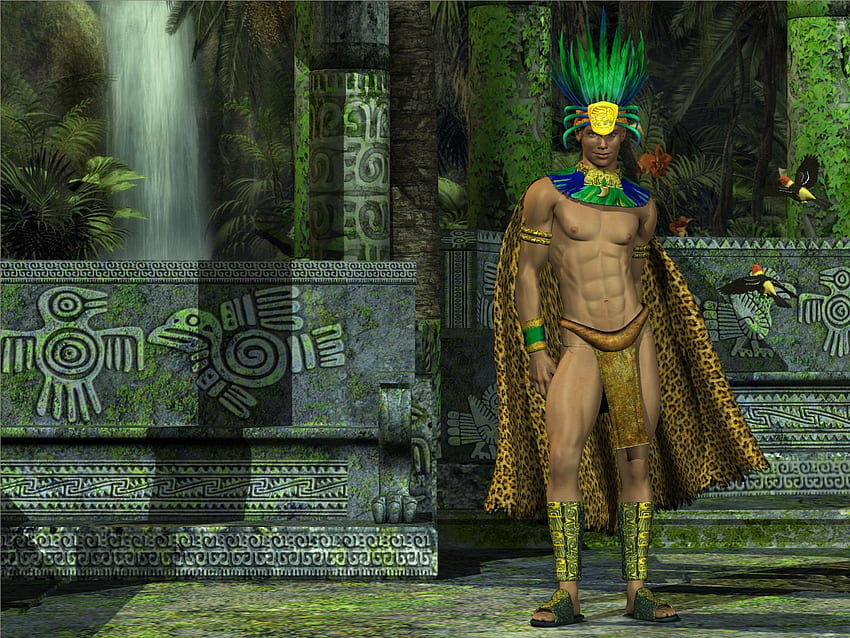 Quetzalcoatl- by Riftmann Poser Mythology HD wallpaper