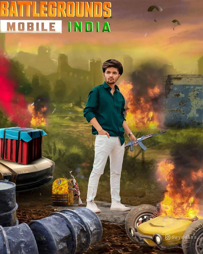 Battleground Mobile India Edycja tła i png Tapeta na telefon HD