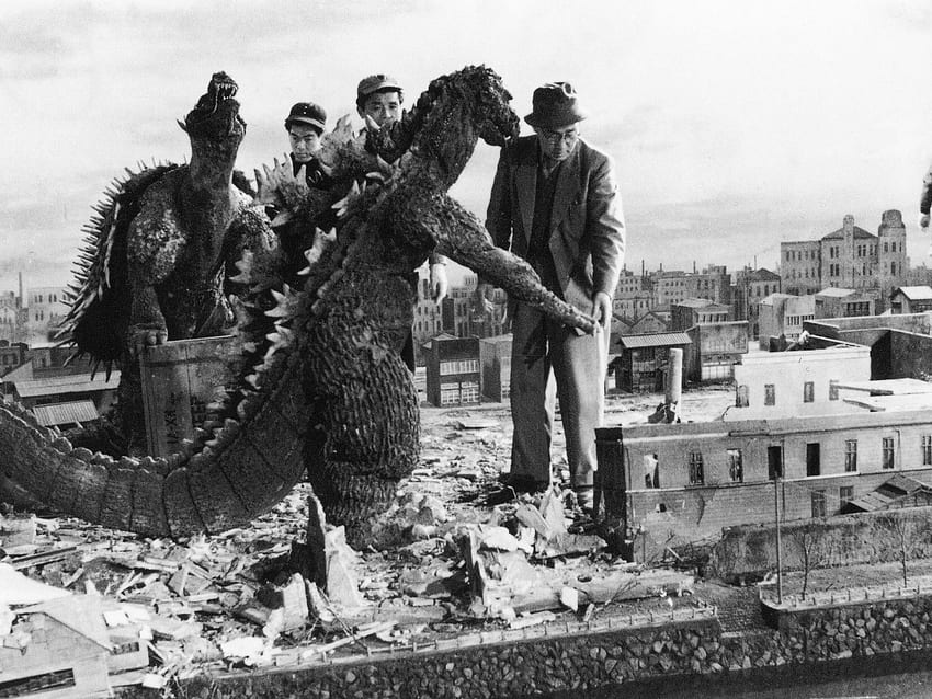 Godzilla nie istniałaby bez Eiji Tsuburayi: reżysera, operatora i mistrza efektów specjalnych, Godzilla 1954 Tapeta HD