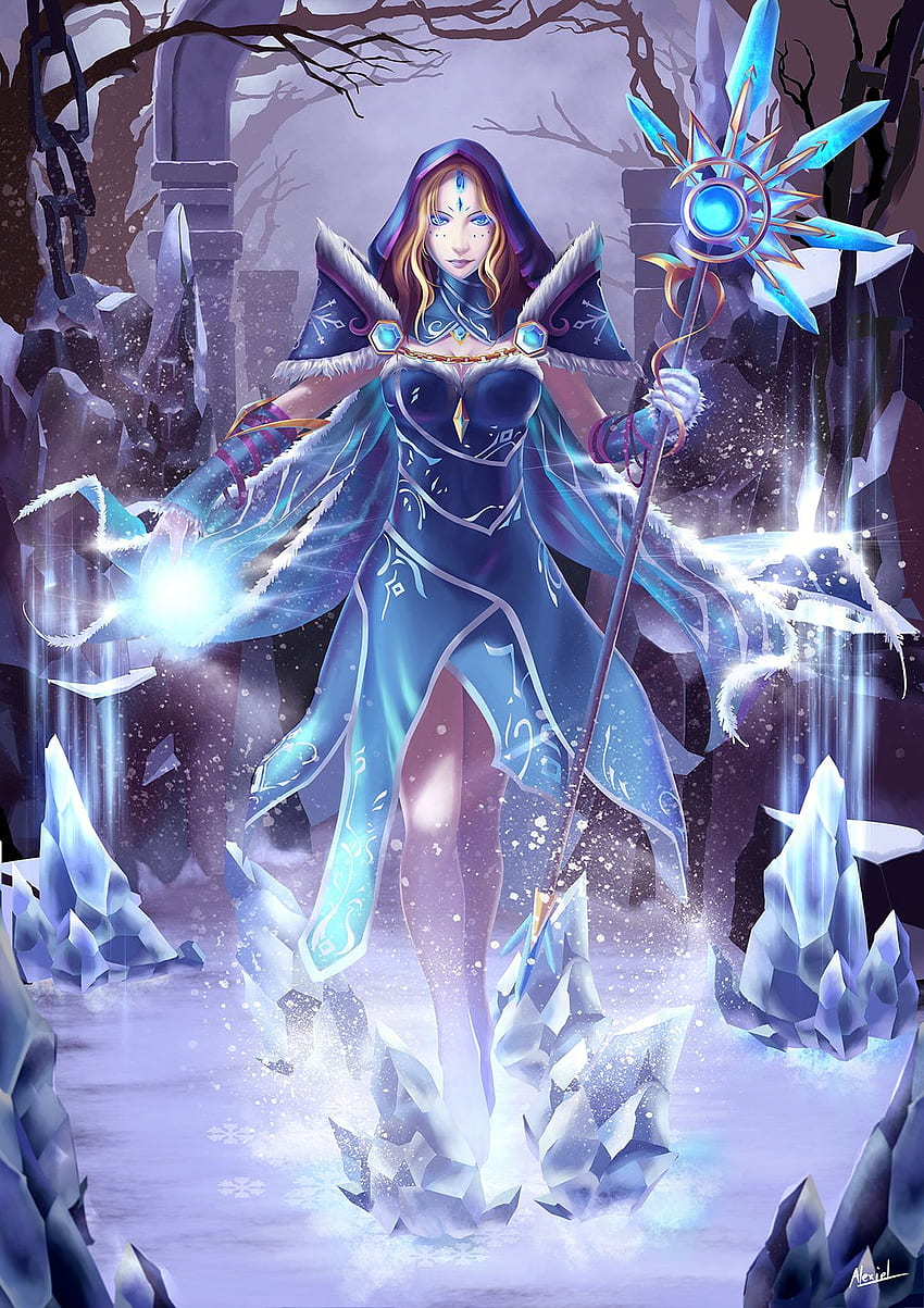 dota 1 wallpaper crystal maiden