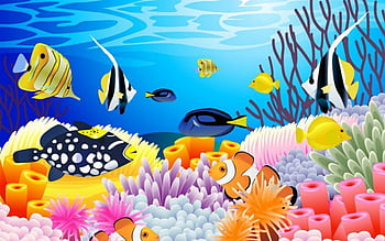 Cartoon fish HD wallpapers | Pxfuel