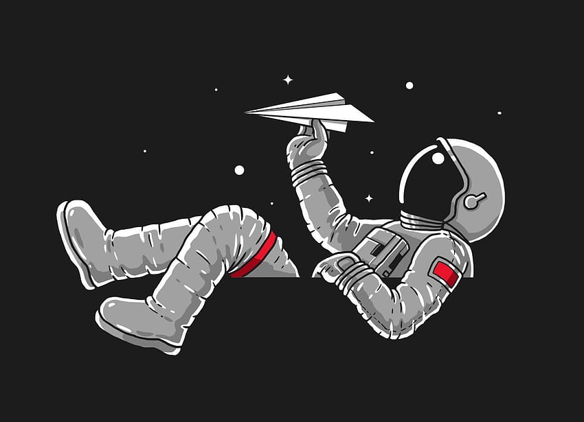 Dar um tempo. Astronauta, Desenho de astronauta, arte, Desenho Estético papel de parede HD