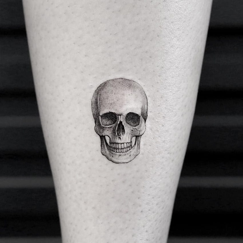 Share more than 68 realistic skull tattoo best - in.coedo.com.vn